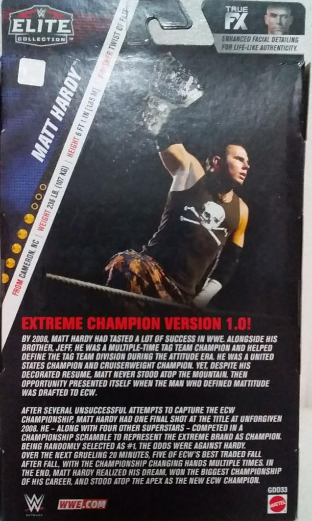 Matt Hardy - Mattel Wwe (Ringside Collectibles exclusive) action figure collectible - Main Image 4