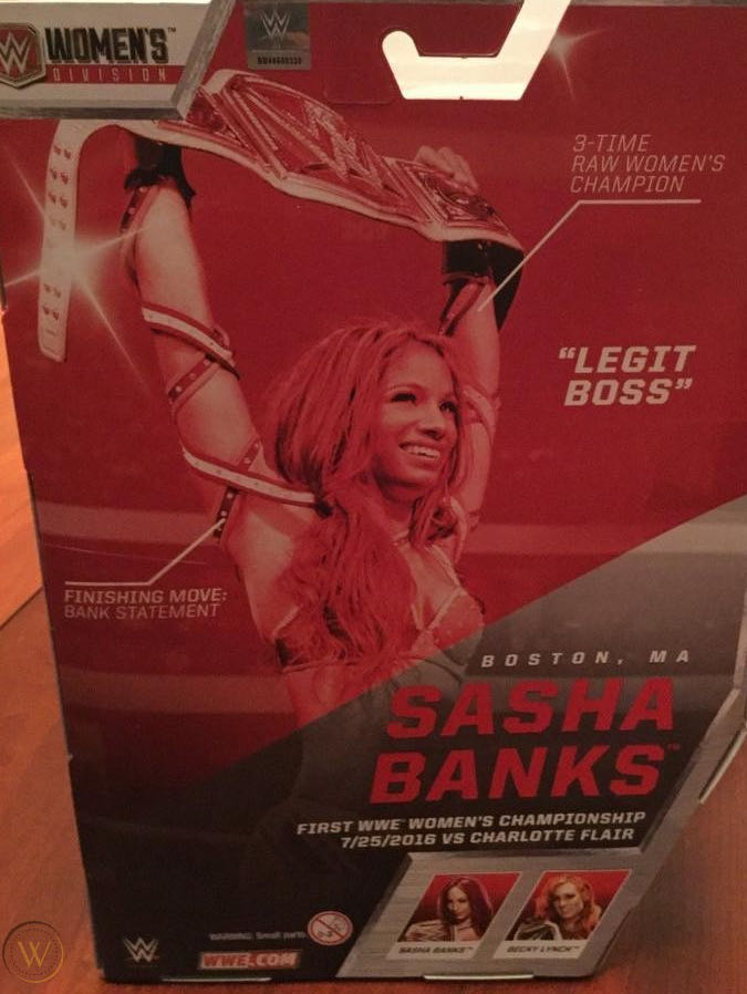 Sasha Banks - Mattel Wwe (Walgreens Exclusive) action figure collectible - Main Image 4