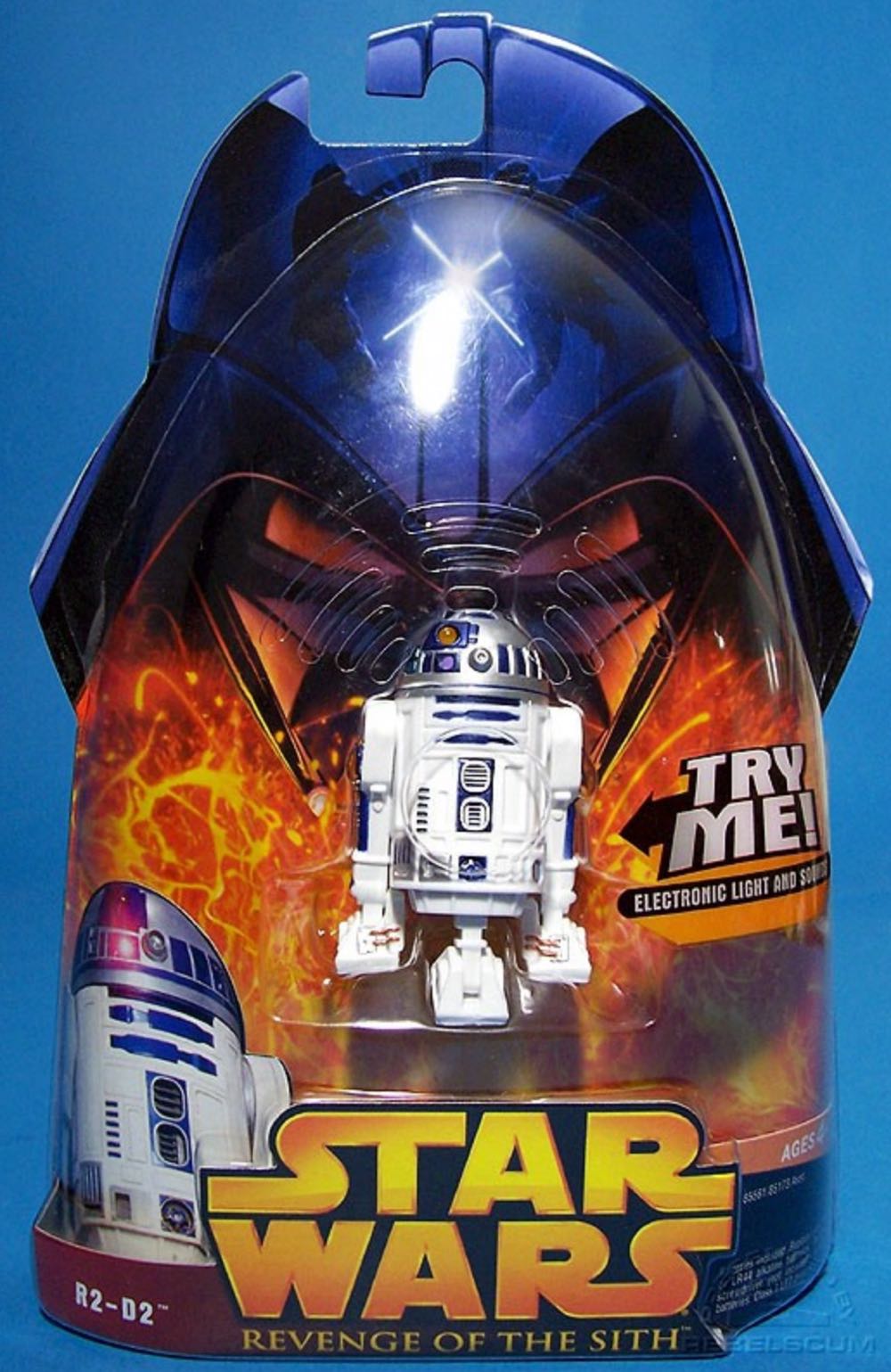 R2-D2 (Electronic Lights & Sounds!) - Star Wars (Revenge Of The Sith) - Hasbro (Star Wars) action figure collectible [Barcode 653569039693] - Main Image 2