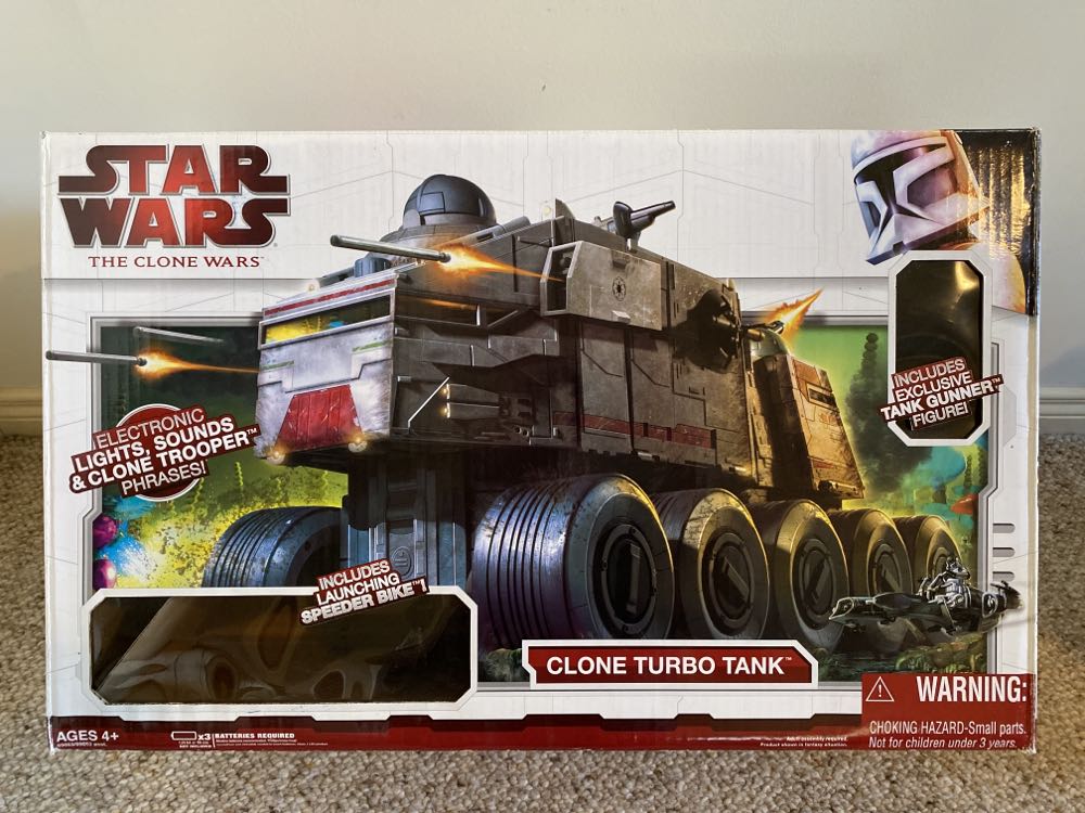 Clone Turbo Tank - Hasbro Star Wars (Vehicle) action figure collectible [Barcode 653569424376] - Main Image 2