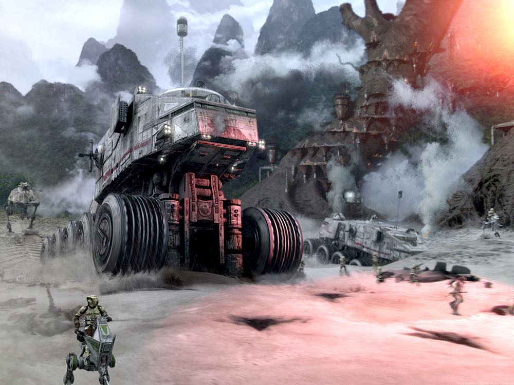 Clone Turbo Tank - Hasbro Star Wars (Vehicle) action figure collectible [Barcode 653569424376] - Main Image 4