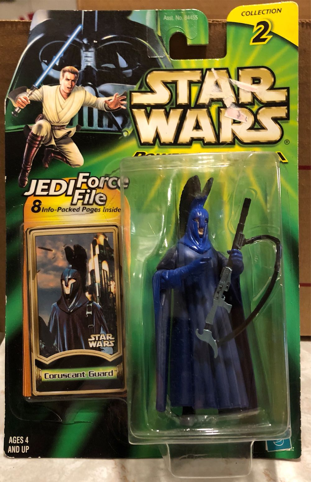 Carded Signed. Power Of The Jedi. Coruscant Guard. Signed - Hasbro (Star Wars: Power of the Jedi: 3”) action figure collectible [Barcode 076930842775] - Main Image 2