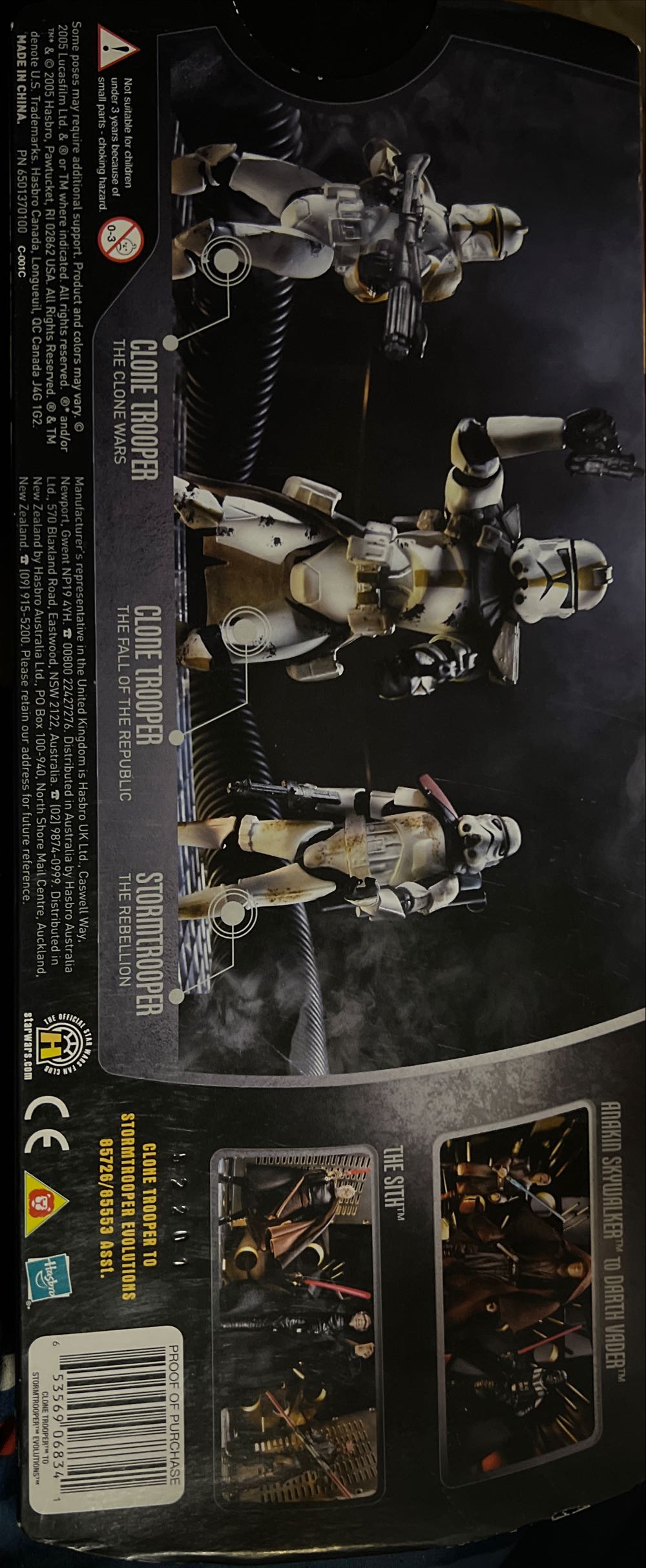 Evolutions Clone Trooper  - Hasbro (Star Wars: Revenge of the Sith) action figure collectible [Barcode 653569068341] - Main Image 2