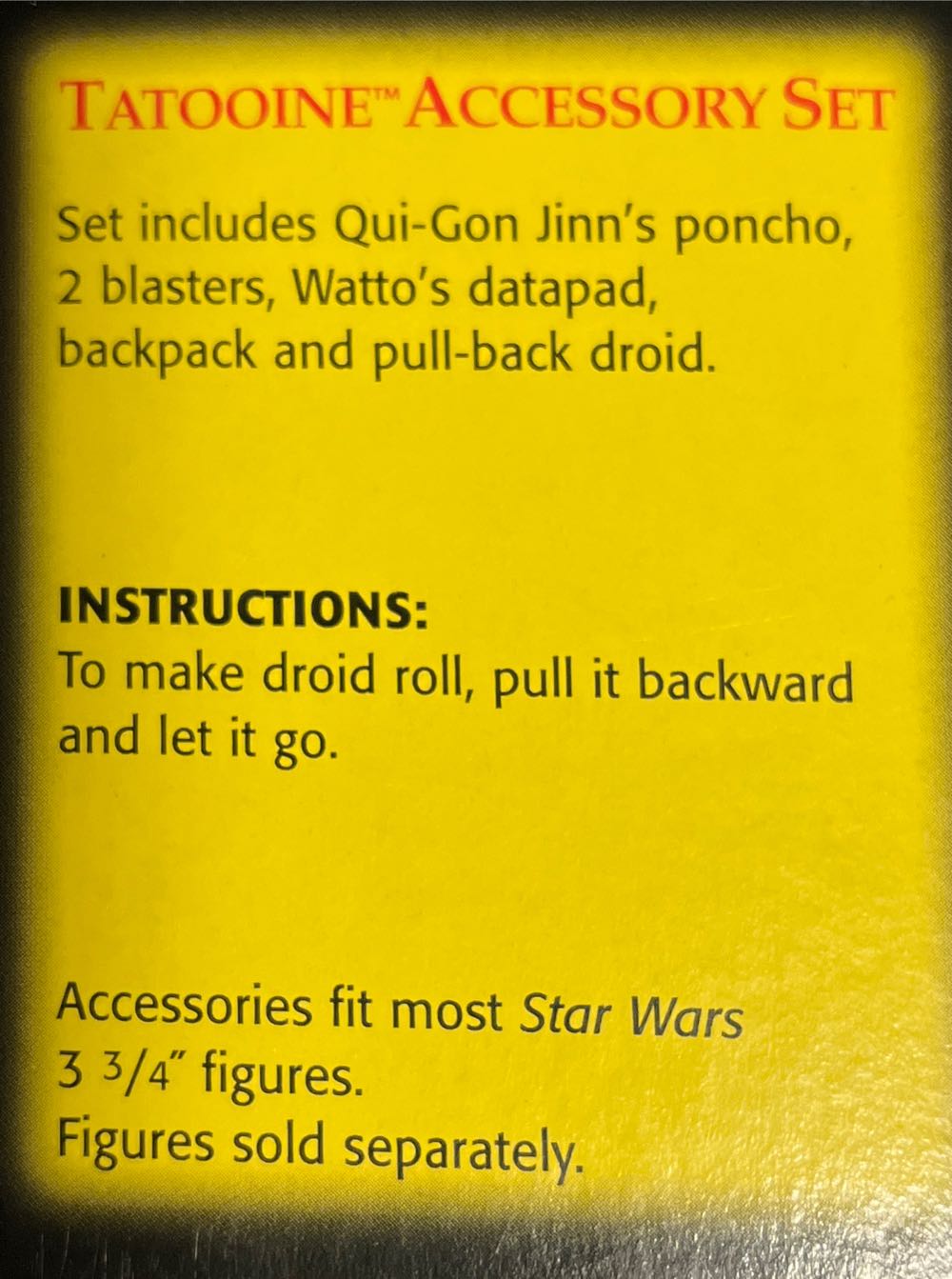 Tatooine Accessory Set - Hasbro ( EPISODE 1 ) (Star Wars) action figure collectible [Barcode 076930262092] - Main Image 4