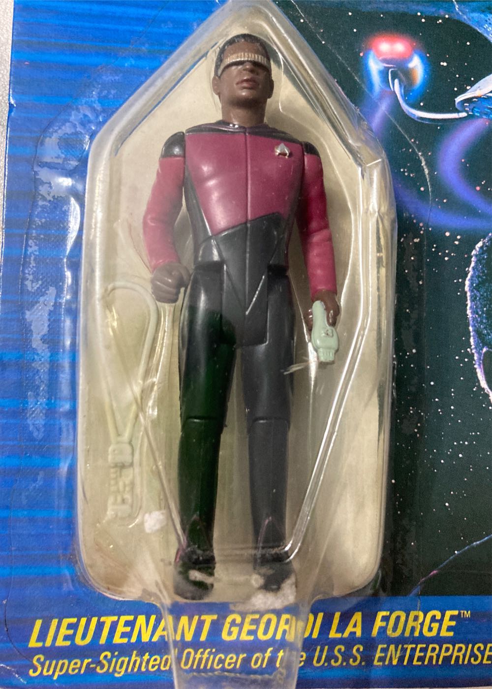 Star Trek TNG - Lt Geordi La Forge - Galoob (Star Trek) action figure collectible [Barcode 047246053407] - Main Image 3