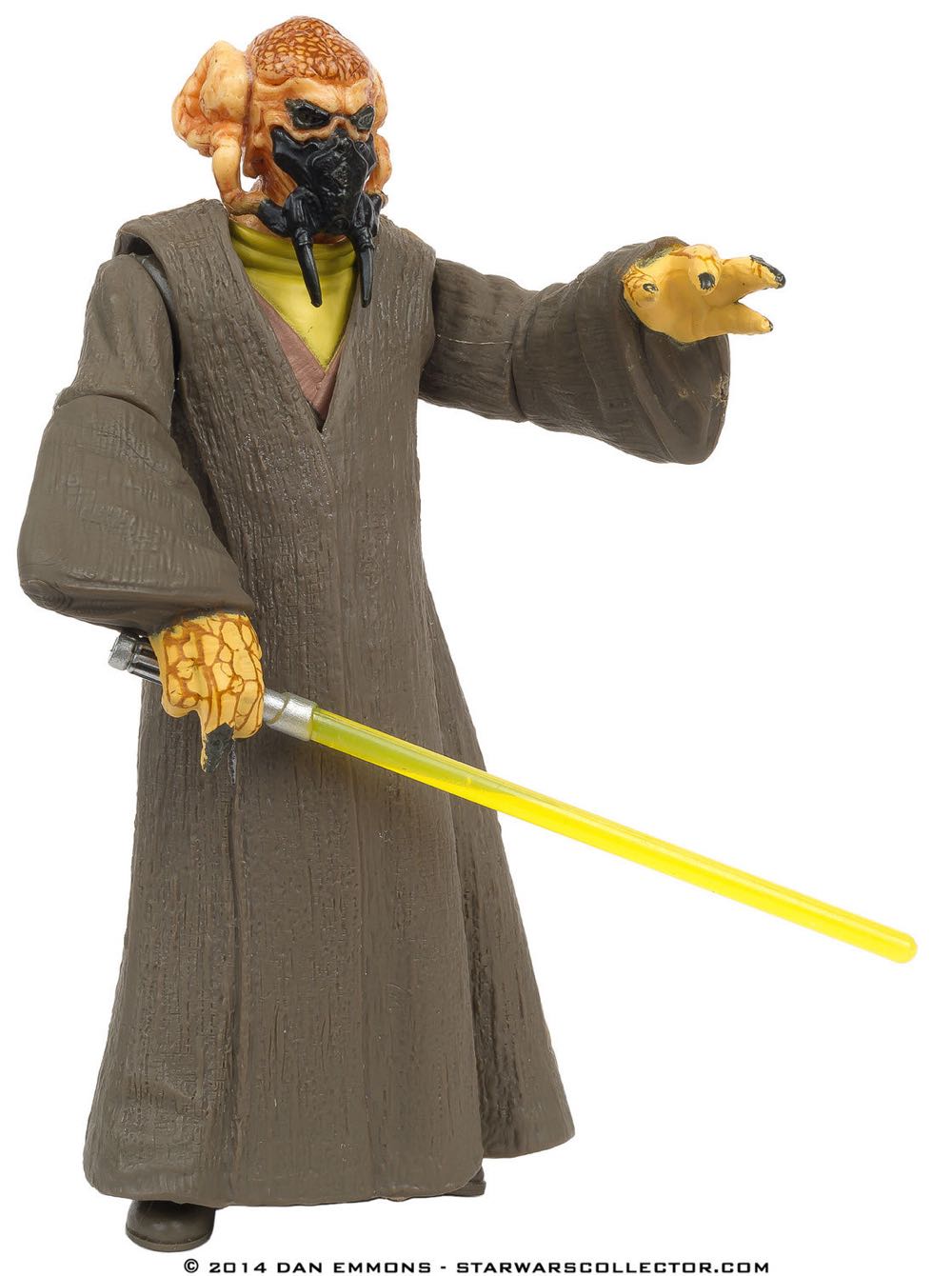 Plo Koon (Jedi Master) - Hasbro (Star Wars - Power Of The Jedi) action figure collectible [Barcode 076930845684] - Main Image 3