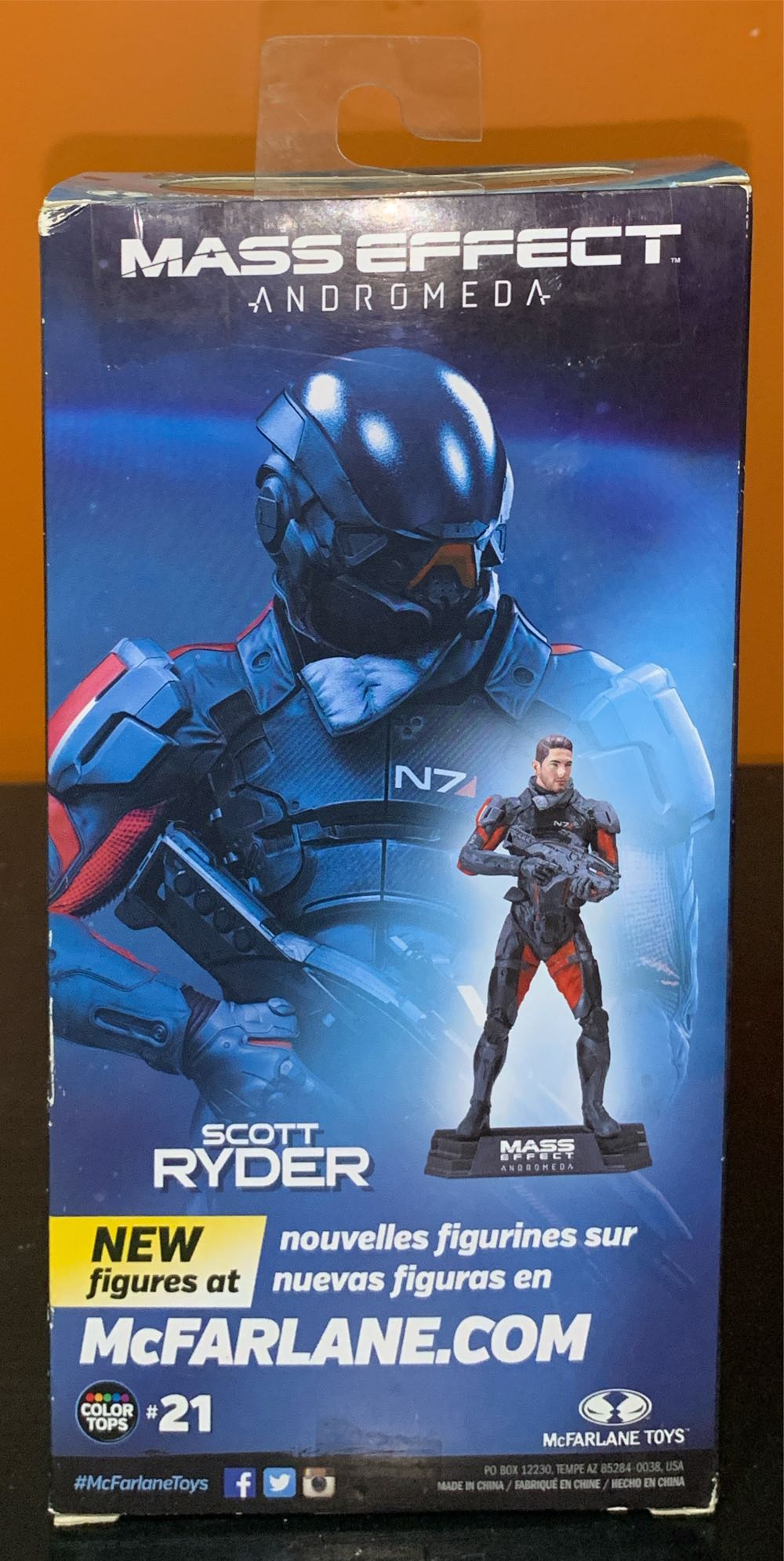 Mass Effect Andromeda Scott Ryder - McFarlane Toys (Mass Effect) action figure collectible [Barcode 787926120134] - Main Image 3