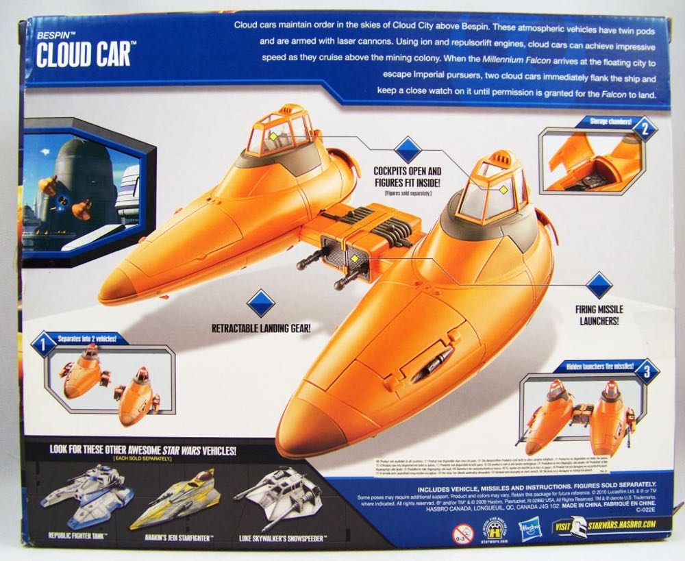 Bespin Cloud Car - Hasbro action figure collectible [Barcode 653569491798] - Main Image 2