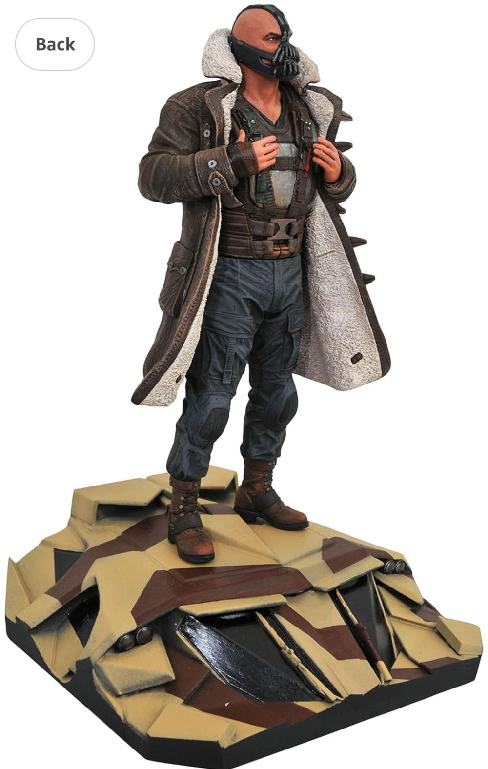 Bane GALLERY DARK KNIGHT RISES MOVIE BANE PVC FIGURE - Dimond Select Toys (Batman) action figure collectible [Barcode 699788832851] - Main Image 2