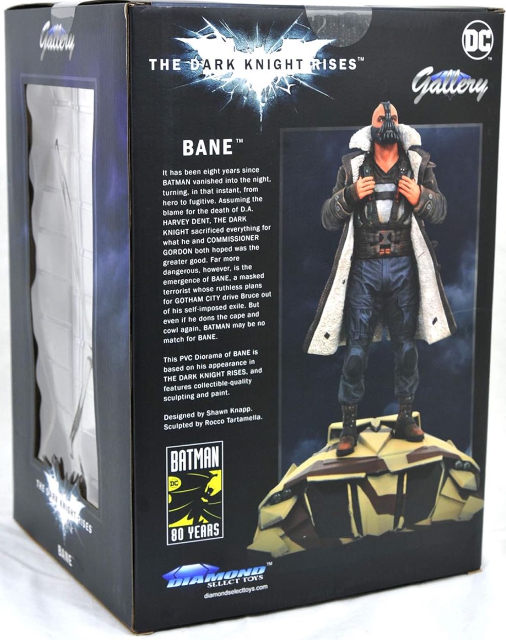 Bane GALLERY DARK KNIGHT RISES MOVIE BANE PVC FIGURE - Dimond Select Toys (Batman) action figure collectible [Barcode 699788832851] - Main Image 4