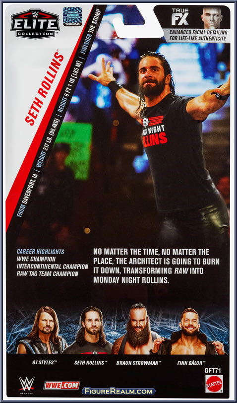 Seth Rollins - Mattel Wwe (WWE Top Picks) action figure collectible - Main Image 4