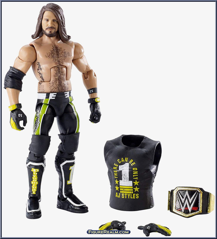 AJ Styles - Mattel WWE (WWE Top Picks) action figure collectible - Main Image 3