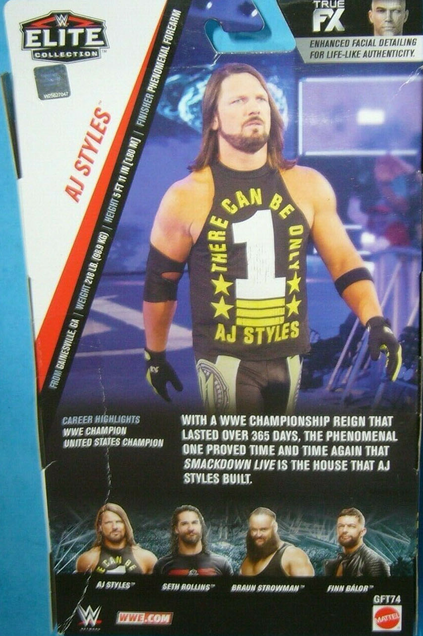 AJ Styles - Mattel WWE (WWE Top Picks) action figure collectible - Main Image 4