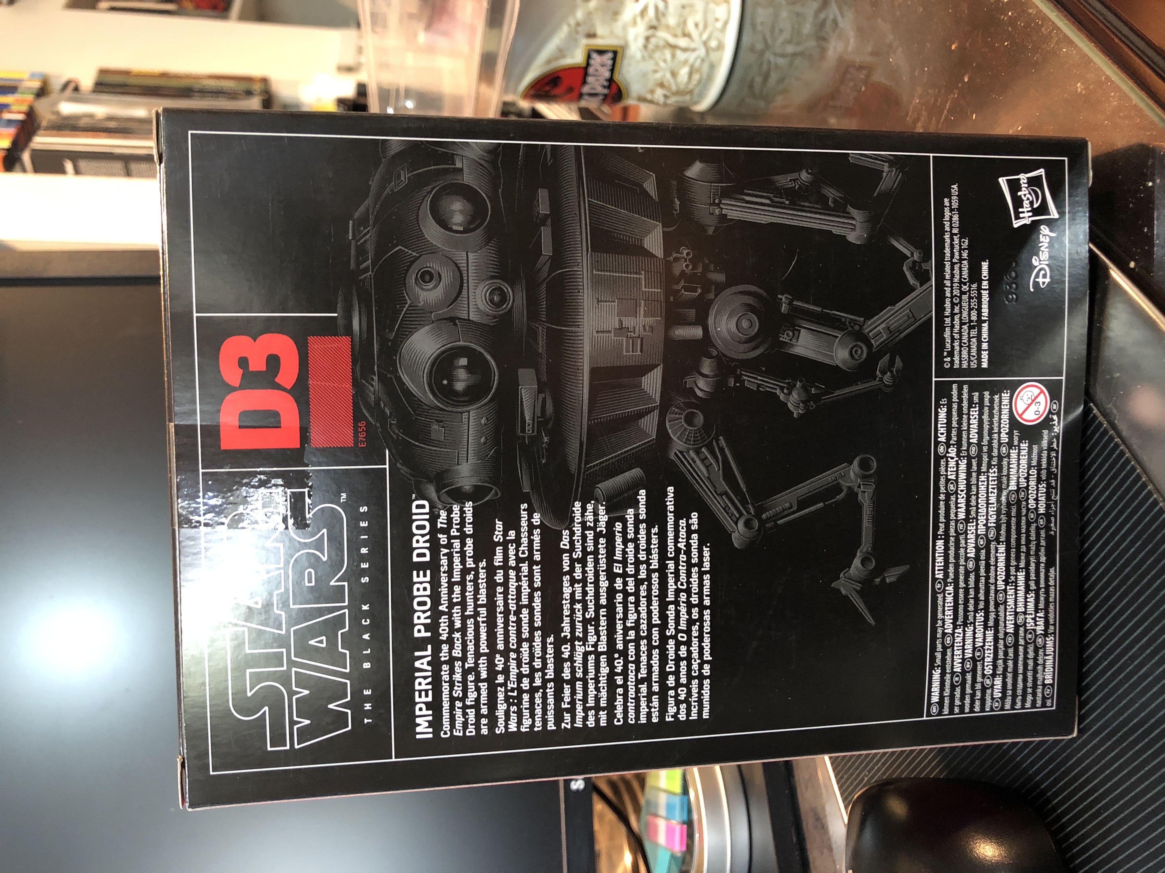 Imperial Probe Droid D3 ESB 40th Anniversary - Hasbro (Star Wars) action figure collectible [Barcode 5010993674190] - Main Image 2