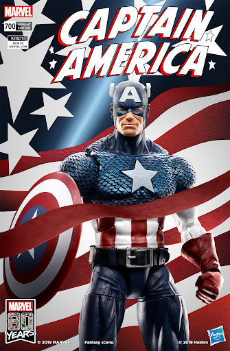 Captain America - Hasbro Marvel (Marvel Legends 80th Anniversary Series) action figure collectible - Main Image 3