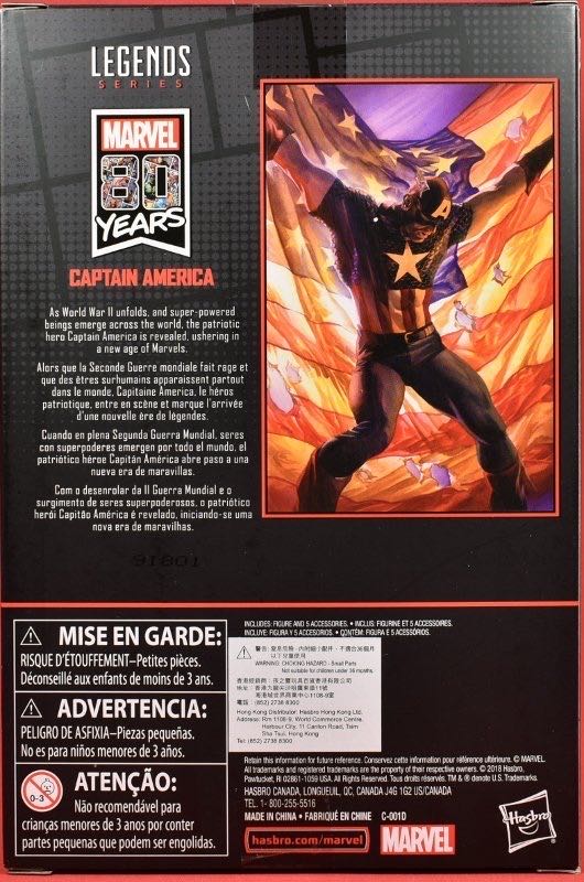 Captain America - Hasbro Marvel (Marvel Legends 80th Anniversary Series) action figure collectible - Main Image 4