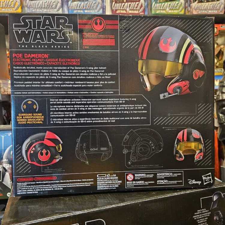 Poe Dameron Helmet - Hasbro (Cosplay) action figure collectible [Barcode 630509606313] - Main Image 2