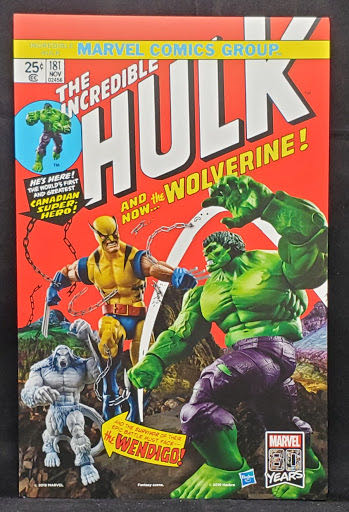 Marvel Legends Incredible Hulk and Wolverine - Hasbro Marvel (Marvel Legends 80th Anniversary Series) action figure collectible - Main Image 3