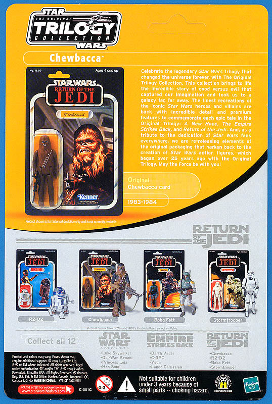 Chewbacca - Hasbro Star Wars (Vintage Original Trilogy Collection) action figure collectible - Main Image 4