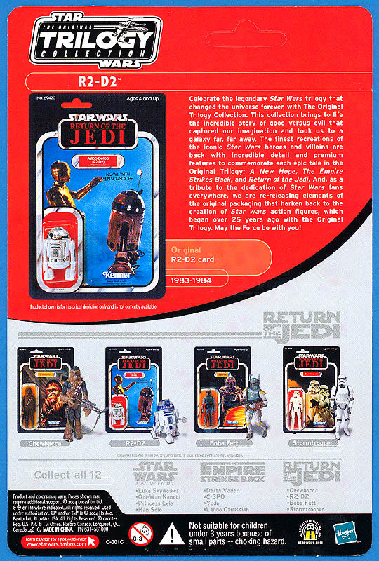 R2-D2 - Hasbro Star Wars (Vintage Original Trilogy Collection) action figure collectible - Main Image 4