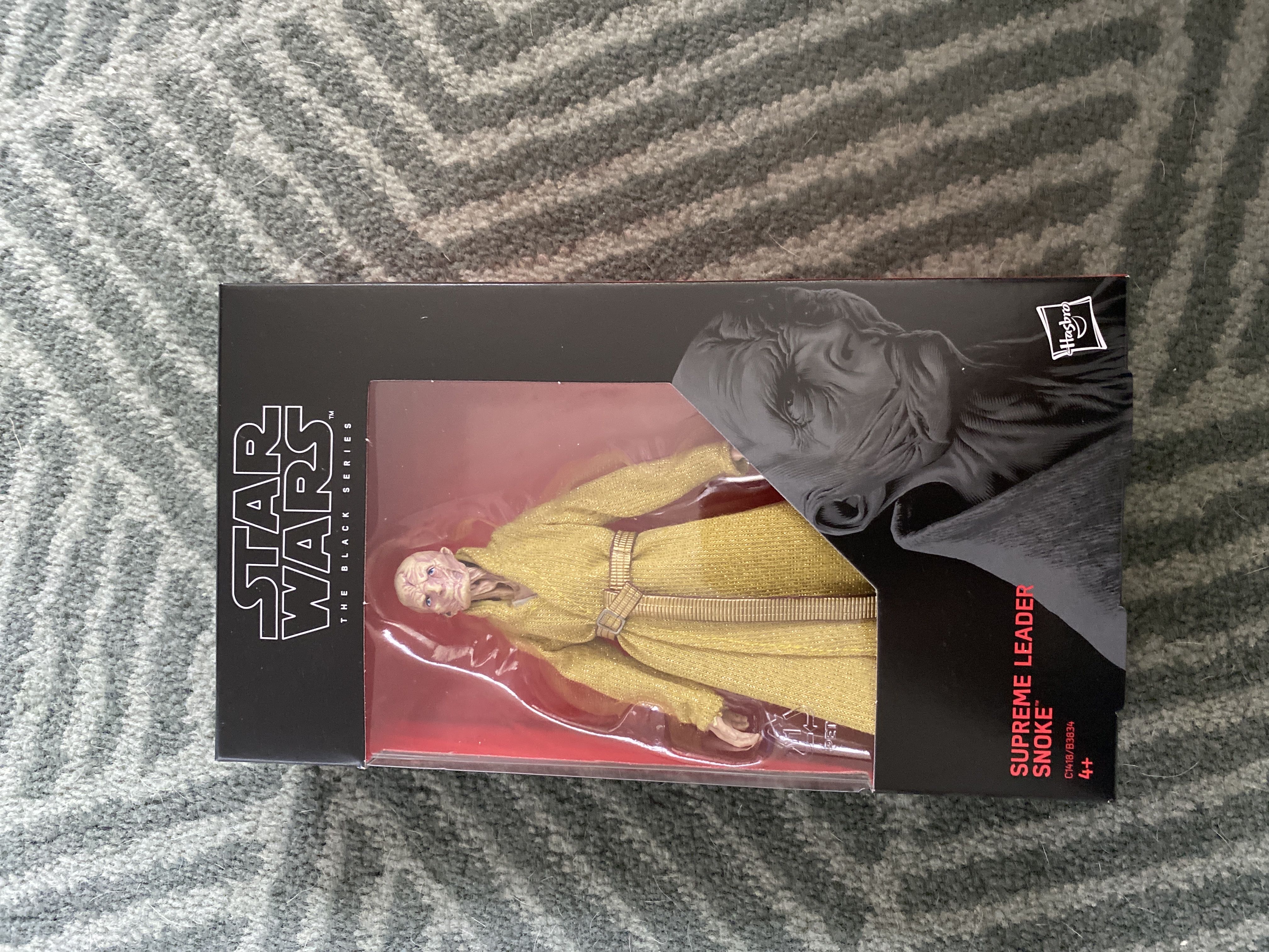 Black Series. Red Line. #54. Supreme Leader Snoke - Hasbro (Star Wars Black 6”) (Starwars Black 6 inch) action figure collectible [Barcode 5010993437573] - Main Image 2