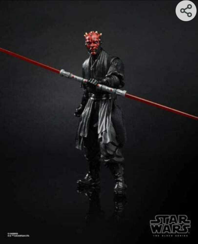 Darth Maul (Duel of the Fates) - Disney / Hasbro (Black Series 6” Exclusives 2015- 2020) action figure collectible [Barcode 630509796120] - Main Image 3