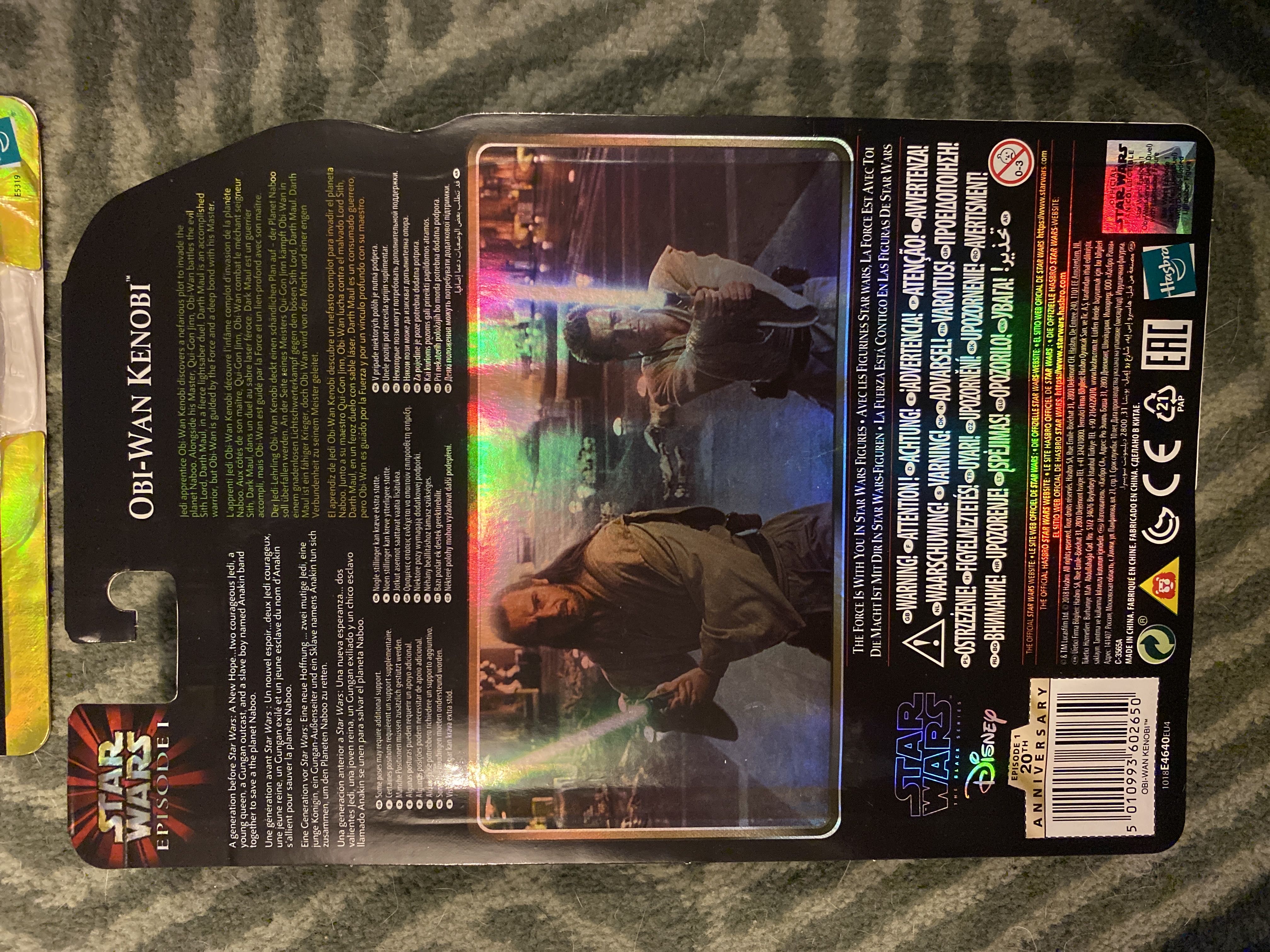 Obi Wan Kenobi 20th Anniversary - Hasbro (1. Star Wars) action figure collectible [Barcode 5010993602650] - Main Image 2