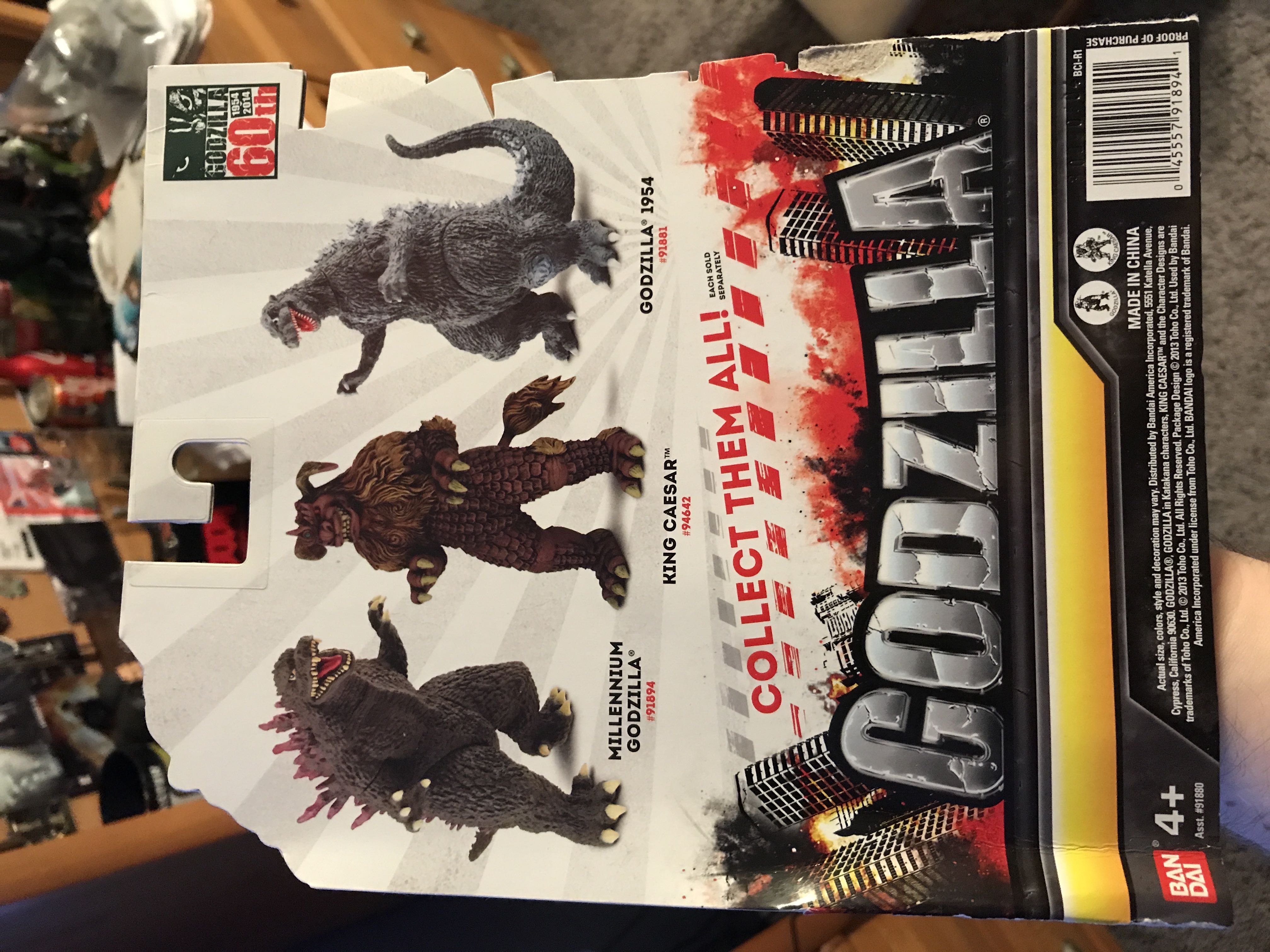 Millennium Godzilla - Ban Dai action figure collectible [Barcode 045557918941] - Main Image 2