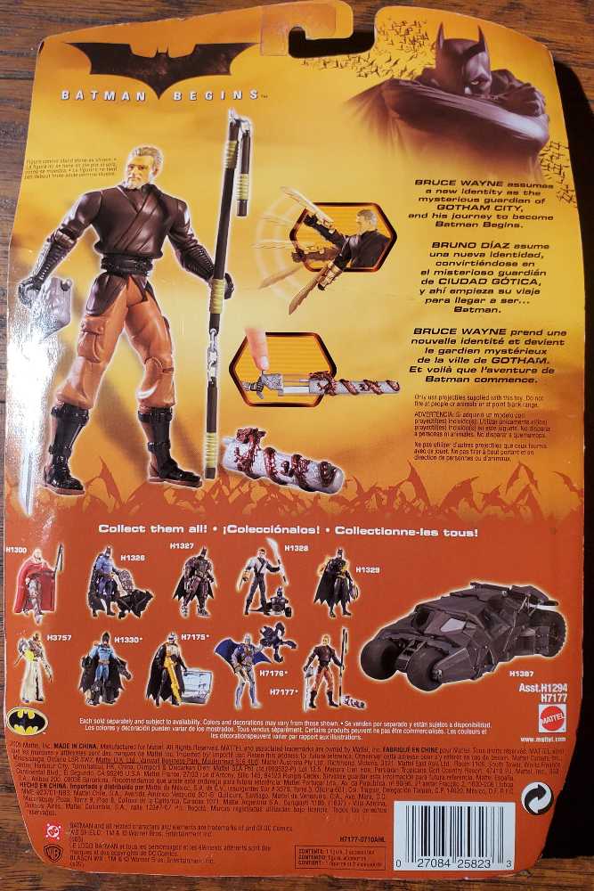 Batman Begins - Ducard - Mattel action figure collectible [Barcode 027084258233] - Main Image 2