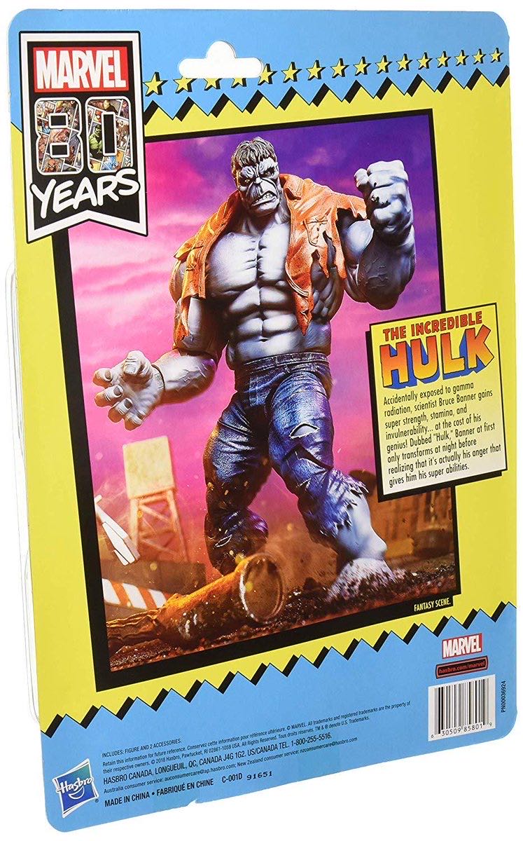 Incredible Hulk - Hasbro Marvel (Marvel Retro 6 Inch Collection) action figure collectible - Main Image 4