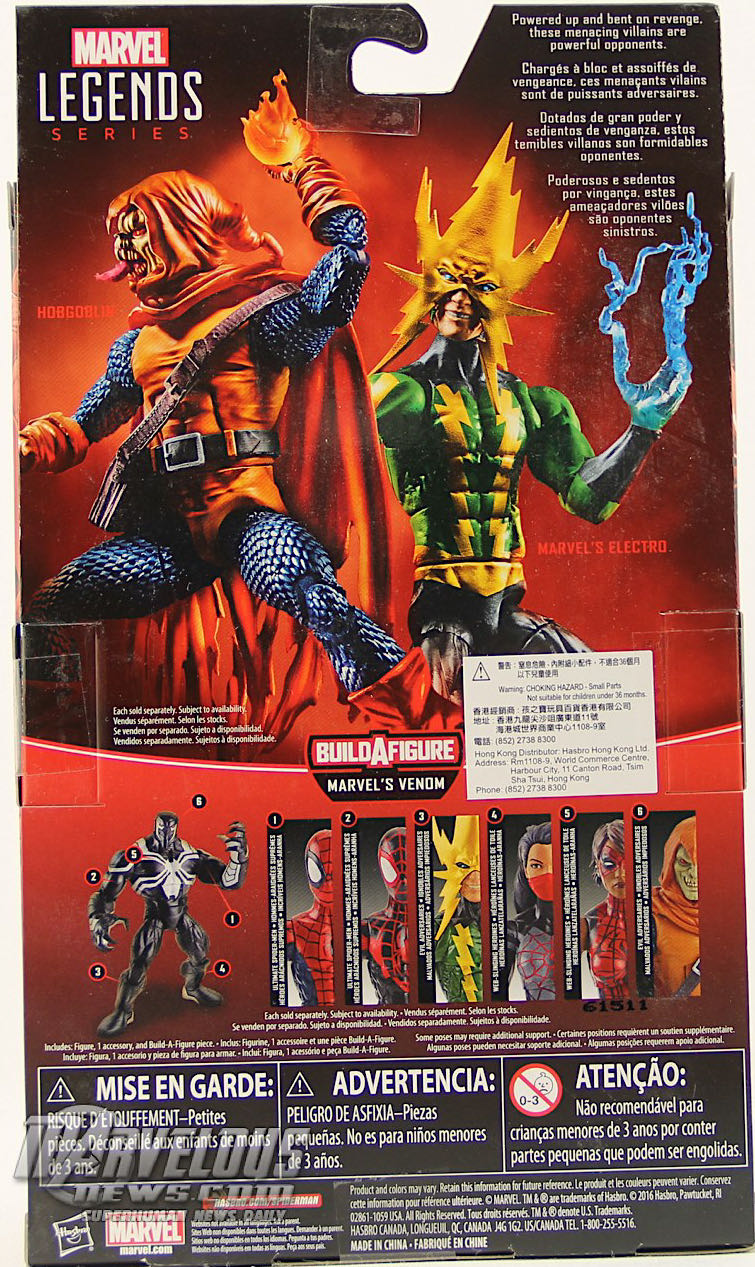 Electro - Hasbro Marvel (Marvel Legends) action figure collectible - Main Image 4