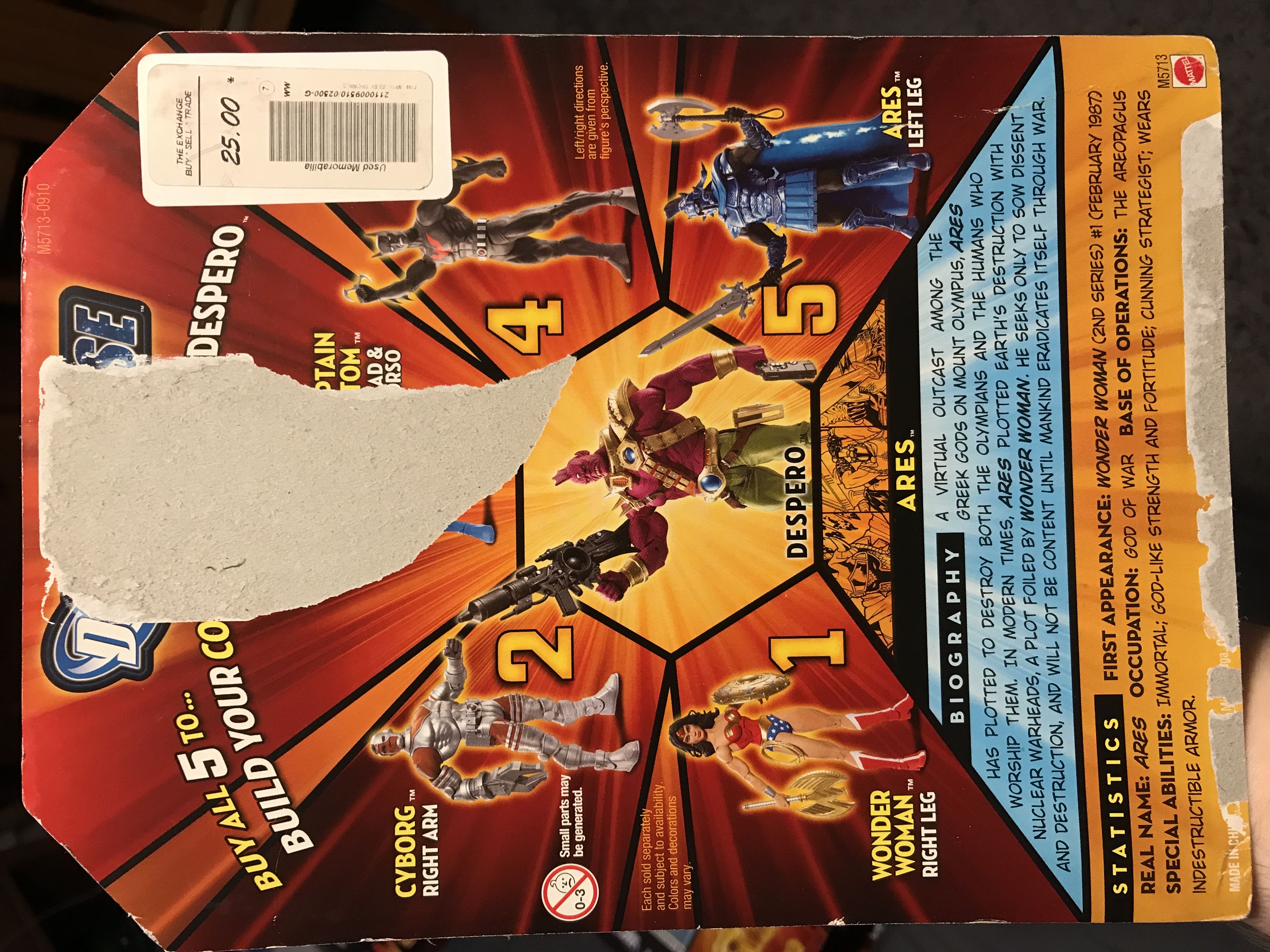 DC Universe Ares - DC Mattel action figure collectible - Main Image 2