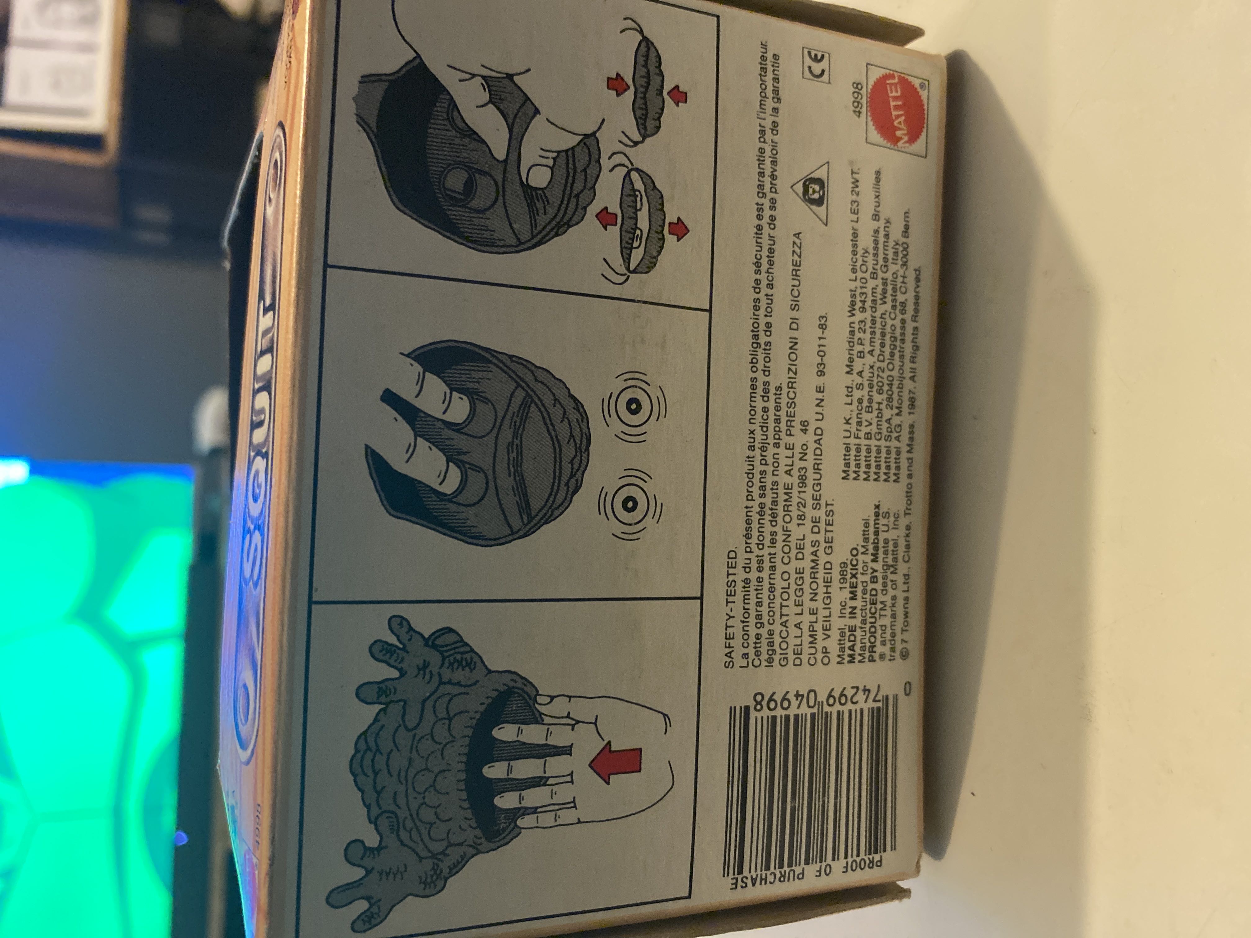 Squit - Mattel (Boglins) action figure collectible [Barcode 074299049989] - Main Image 2