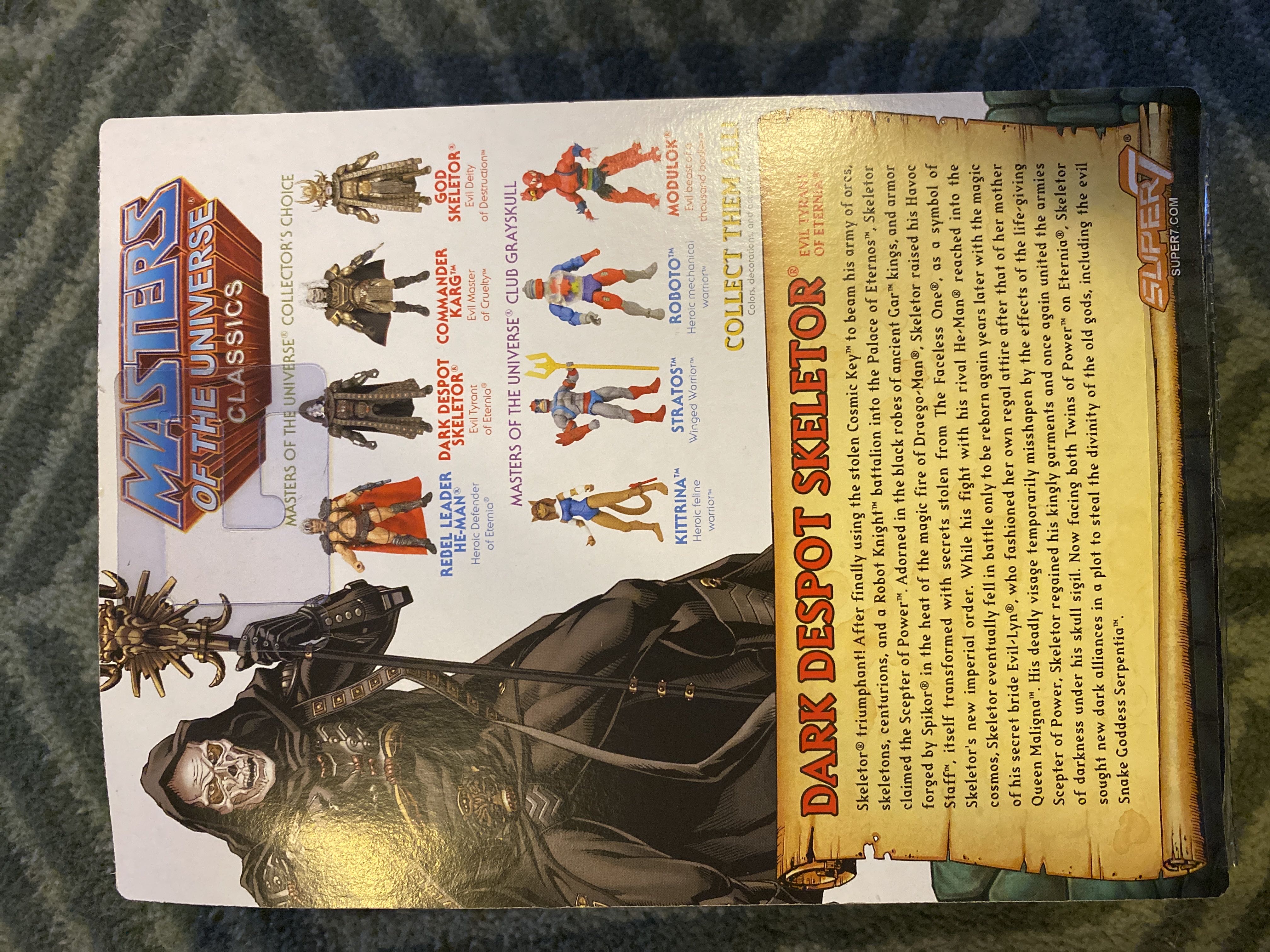 Dark Despot Skeletor (MOTUC) - Super7 (Masters Of The Universe Classics) action figure collectible [Barcode 811169038793] - Main Image 2