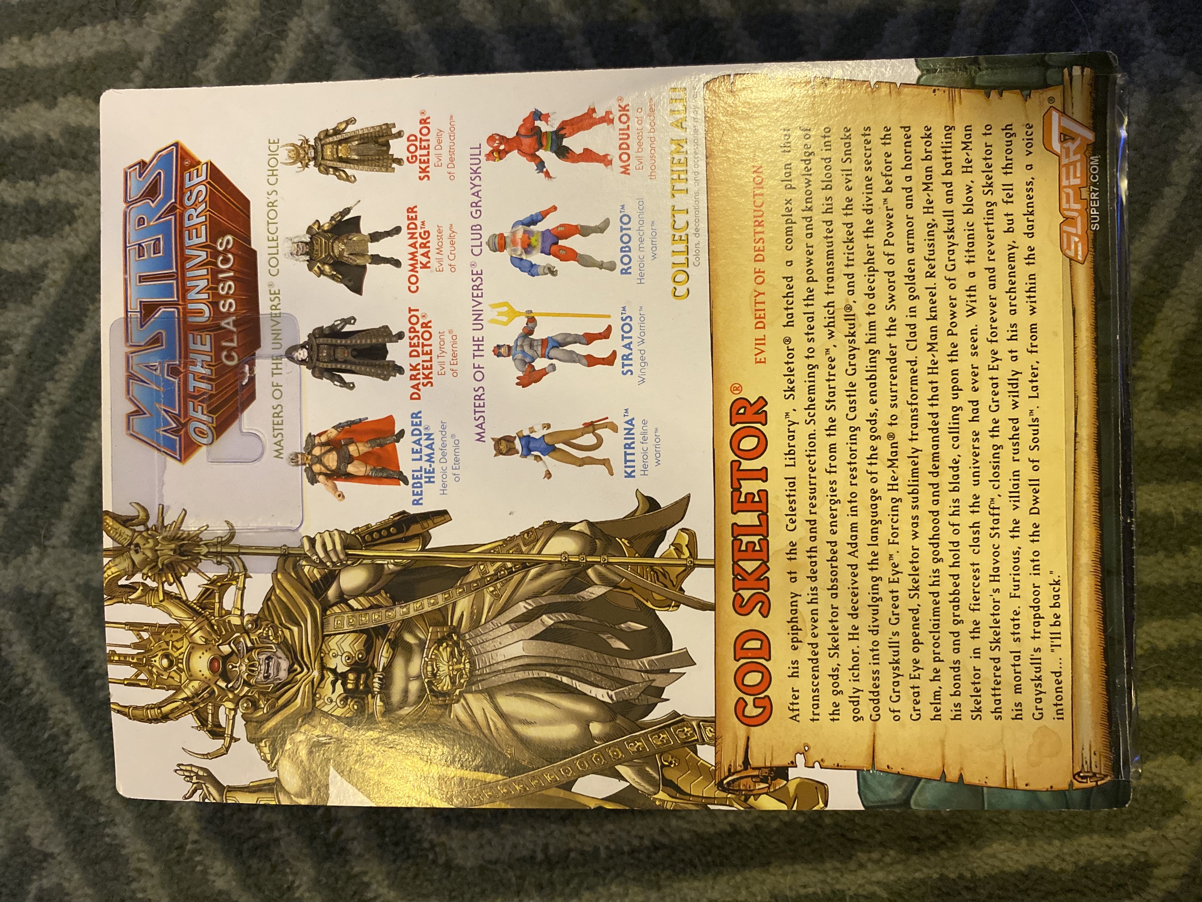 God Skeletor (MOTUC) - Super7 (Masters Of The Universe Classics) action figure collectible [Barcode 811169038809] - Main Image 2