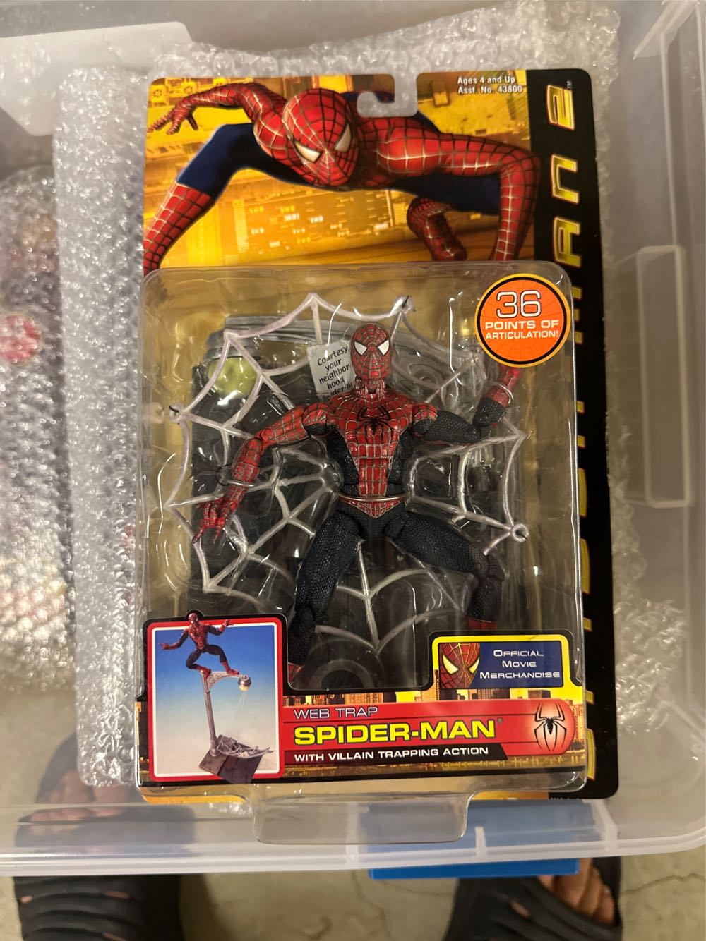 Web Trap Spiderman - Toy Biz action figure collectible [Barcode 035112438199] - Main Image 2