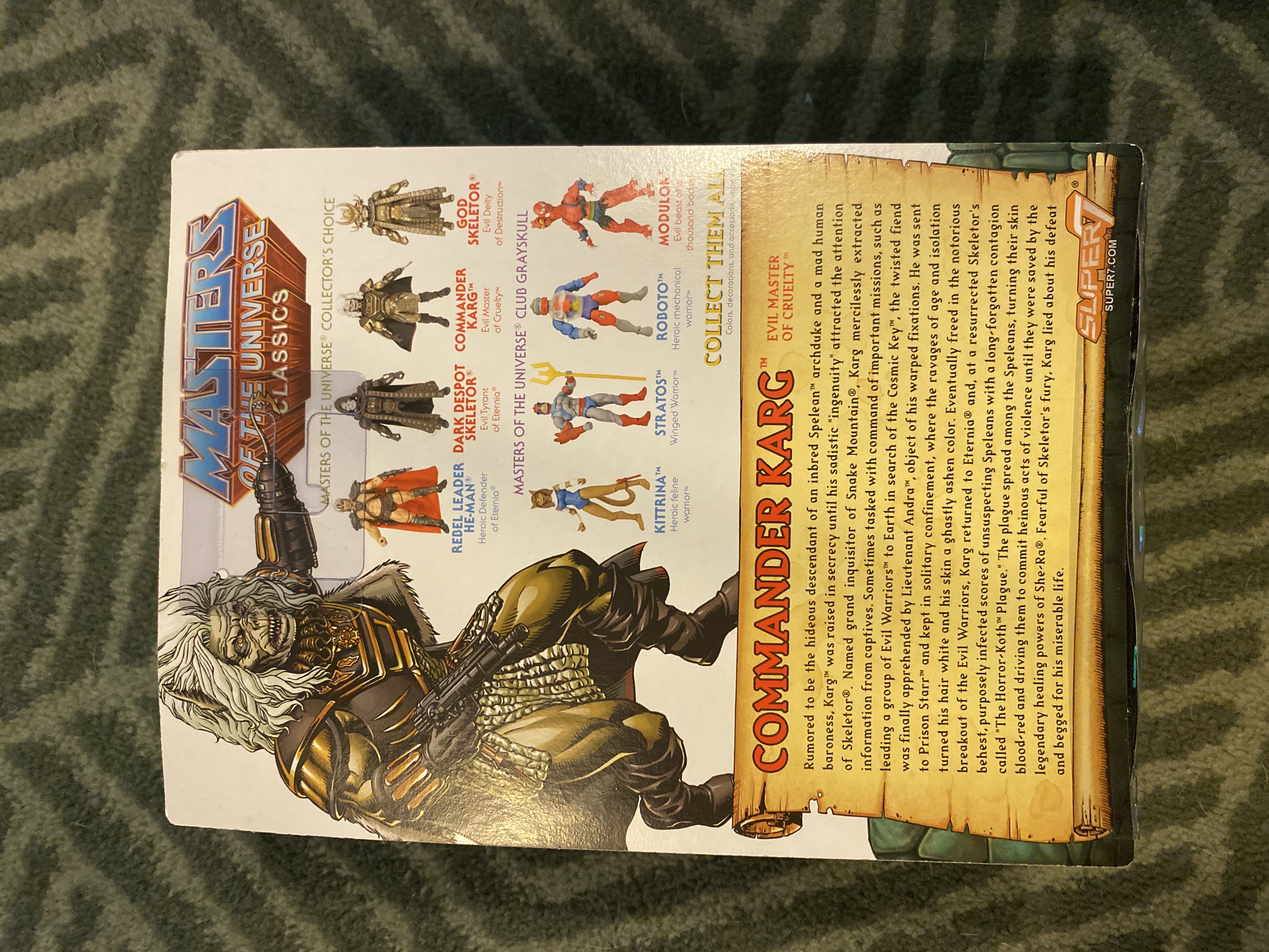 Commander Karg - Super7 (Masters Of The Universe Classics) action figure collectible [Barcode 811169038816] - Main Image 2