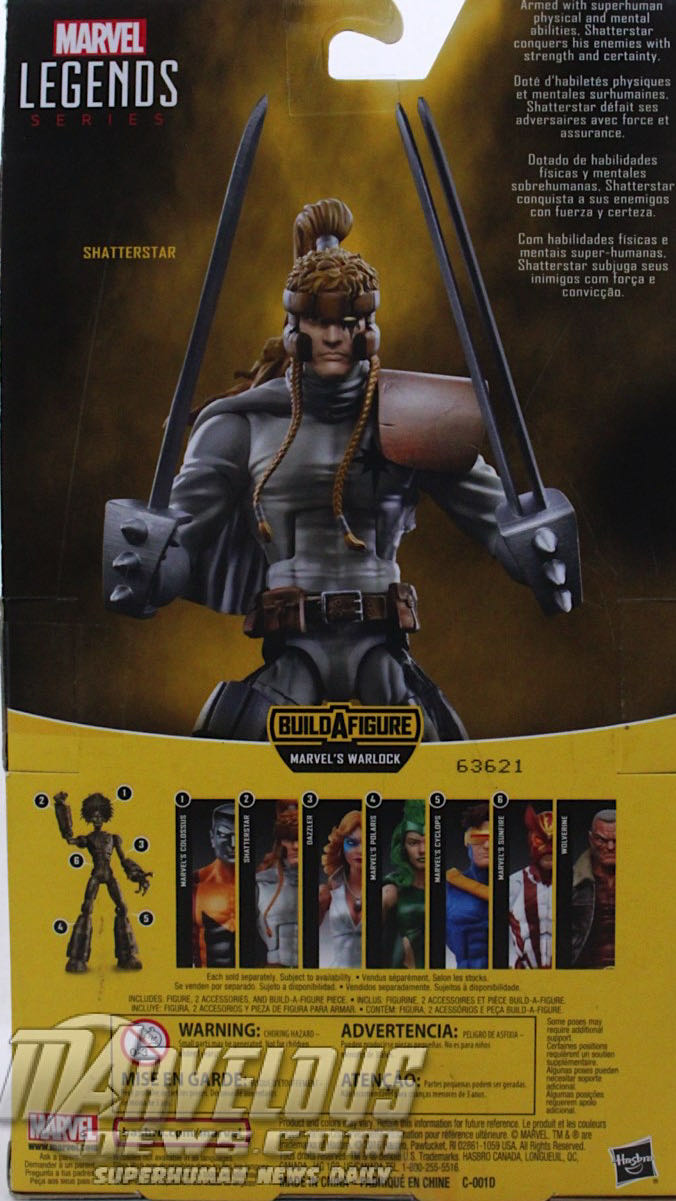 Shatterstar - Hasbro Marvel (Marvel Legends) action figure collectible - Main Image 4