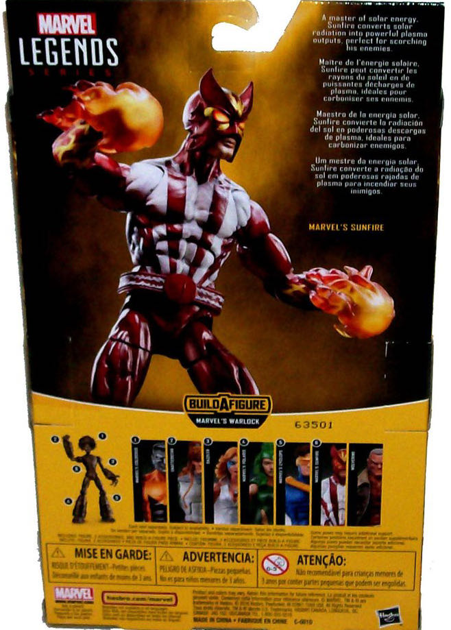 Marvel Legends Series: Sunfire - Hasbro Marvel (Marvel Legends X Men) action figure collectible - Main Image 4