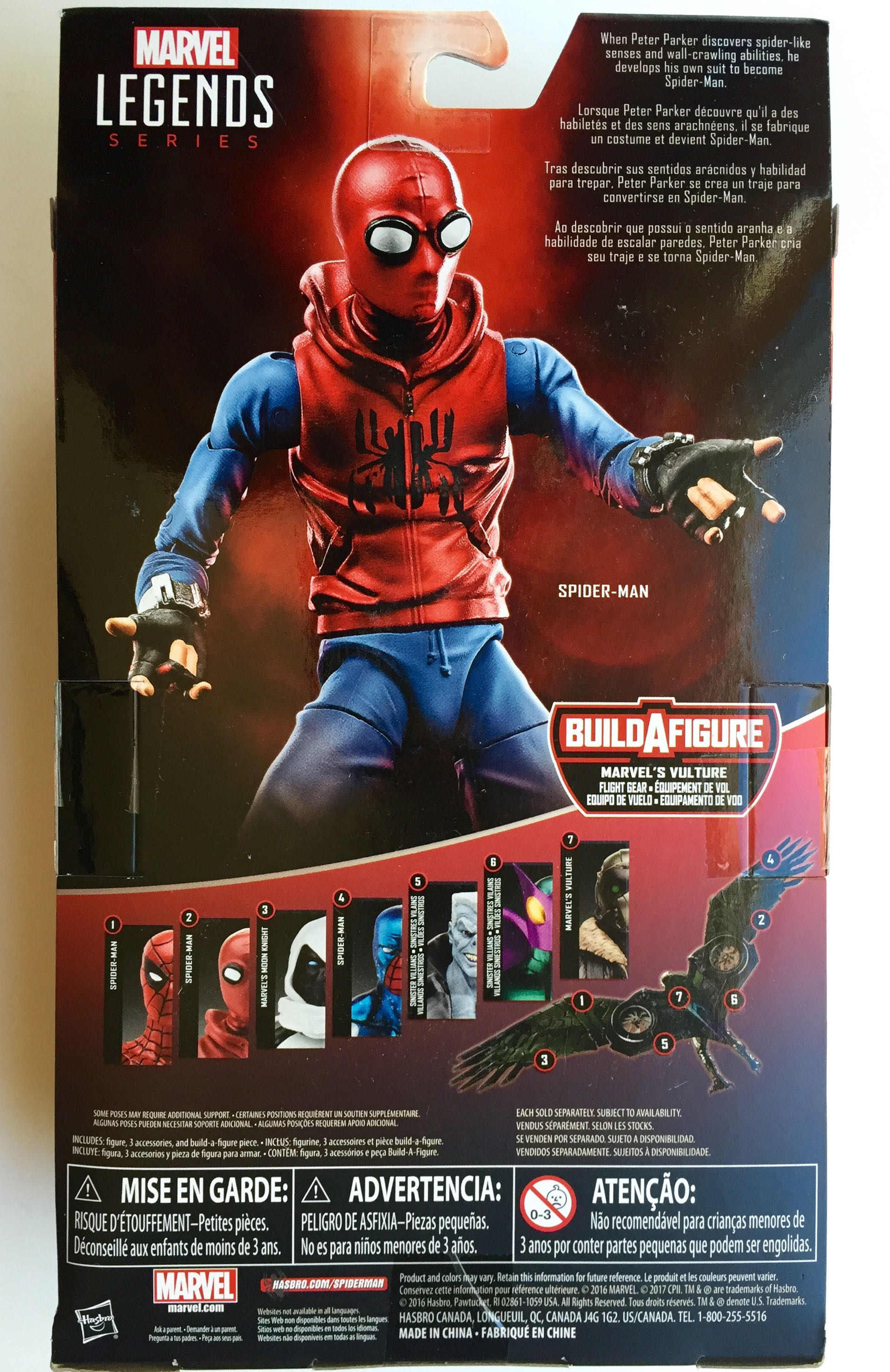 Spider-Man (Homemade Suit) - Hasbro (Marvel Legends) action figure collectible - Main Image 4