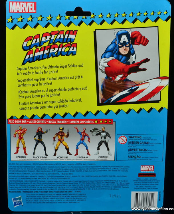 Captain America - Hasbro Marvel (Marvel Retro 6 Inch Collection) action figure collectible - Main Image 4
