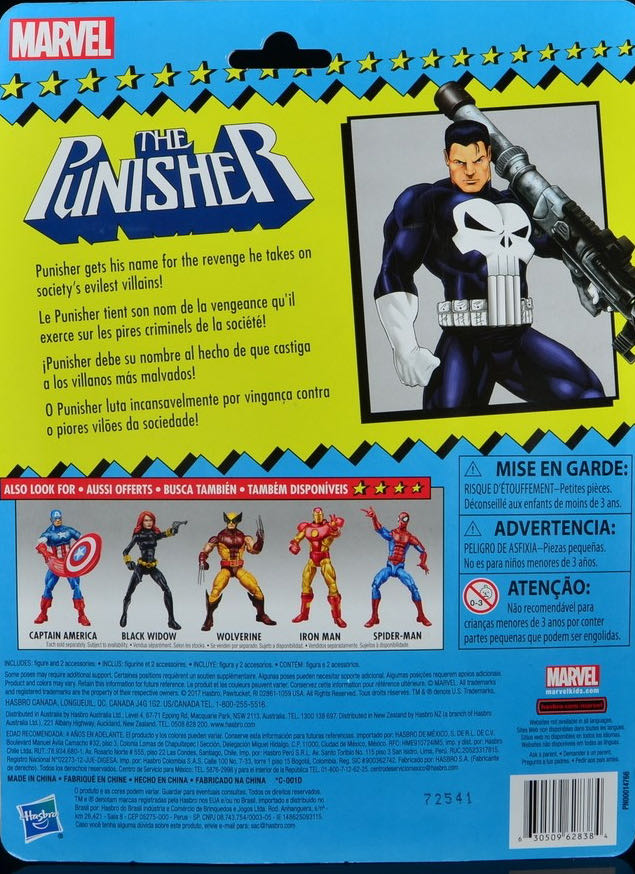 The Punisher - Hasbro Marvel (Marvel Retro 6 Inch Collection) action figure collectible - Main Image 4