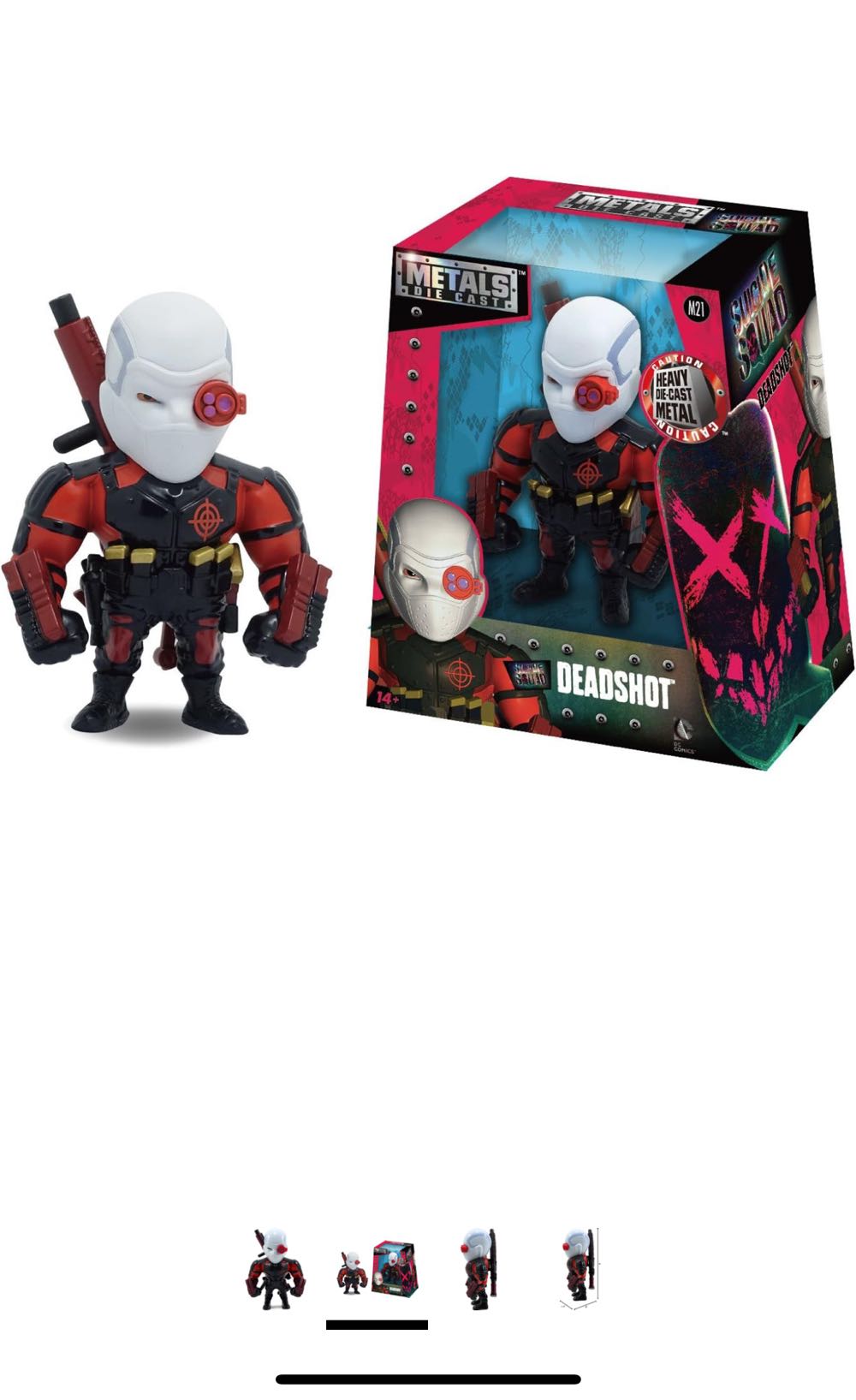 Deadshot Metal Die Cast - JADA TOYS, Inc. (Suicide Squad Metal Diecasts) action figure collectible [Barcode 801310975695] - Main Image 3