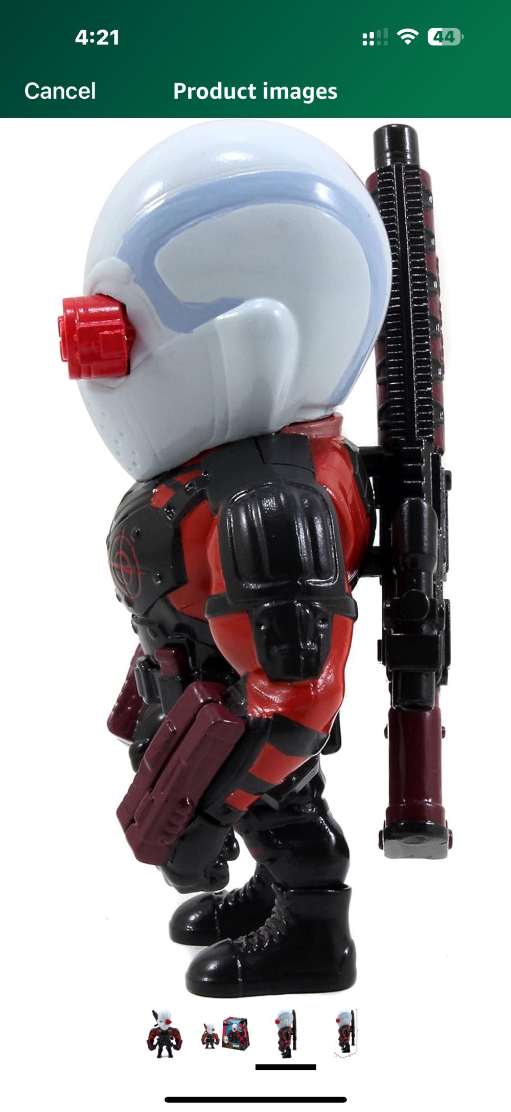 Deadshot Metal Die Cast - JADA TOYS, Inc. (Suicide Squad Metal Diecasts) action figure collectible [Barcode 801310975695] - Main Image 4