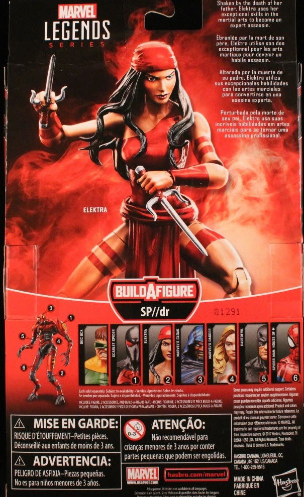 Elektra (loose) - Hasbro - Marvel Legends (Marvel Legends - SP//dr BAF) action figure collectible - Main Image 4