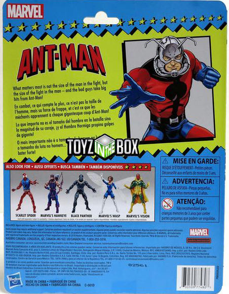 Antman - Hasbro Marvel (Marvel Retro 6 Inch Collection) action figure collectible - Main Image 4
