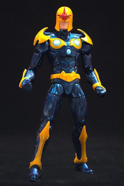 Marvel Legends Infinite Guardians of the Galaxy Series NOVA ( BAF Groot Series ) - Hasbro (Marvel Legends) action figure collectible - Main Image 2