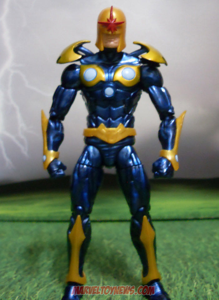 Marvel Legends Infinite Guardians of the Galaxy Series NOVA ( BAF Groot Series ) - Hasbro (Marvel Legends) action figure collectible - Main Image 3