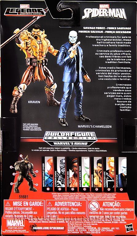 Marvel Legends Kraven the Hunter (Rhino Wave) - Hasbro (Marvel Legends) action figure collectible - Main Image 4