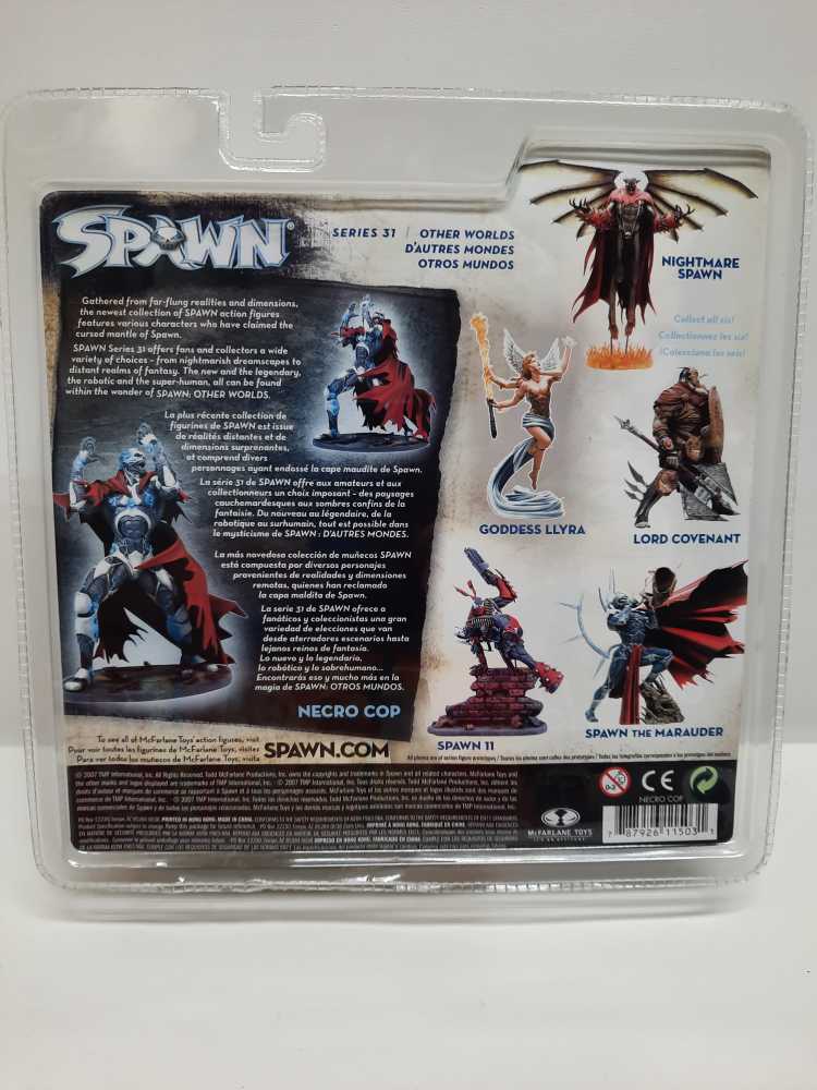 Necro Cop - MacFarlane Toys (Spawn: Otherworlds: 6”) action figure collectible [Barcode 787926115031] - Main Image 2